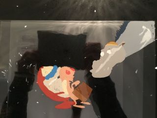 Ren And Stimpy Animation Cel,  Hand Painted,  Screen,  With,  Exc’ Cond. 4