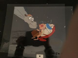 Ren And Stimpy Animation Cel,  Hand Painted,  Screen,  With,  Exc’ Cond. 5