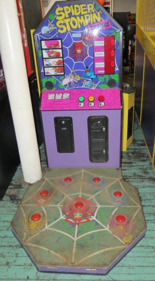 Spider Stompin Coin - Operated Arcade Redemption Game Available