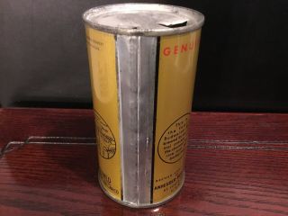 Budweiser Beer (43 - 35) empty OI flat top beer can by Anheuser - Busch,  St.  Louis 4