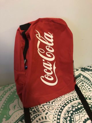 Coca Cola Backpack - Bag - Red & White Coke Back Pck -