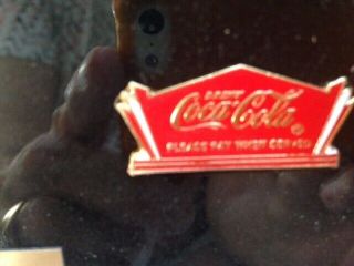 Limited Edition Coca - Cola set of 6 pins in wooden frame - Nostalgia Pin Set - Publix 5