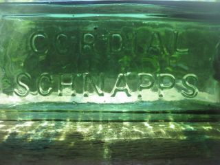 green DUNBAR CORDIAL SCHNAPPS,  SHIEDAM,  loaded with whittle 3