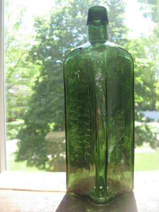 green DUNBAR CORDIAL SCHNAPPS,  SHIEDAM,  loaded with whittle 7