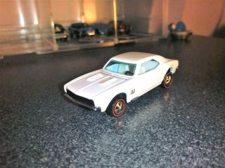 1968 Hot Wheels Redlines Rlc Custom White Camaro