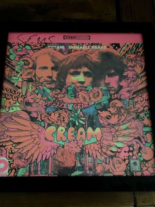 Cream Autographed Signed Disraeli Gears Clapton Bruce Baker Jacket Only