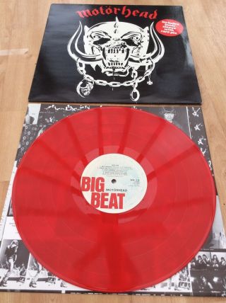 Motorhead - Self Titled - Ex Red Vinyl Lp Record