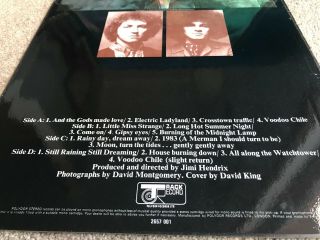 JIMI HENDRIX EXPERIENCE LP ELECTRIC LADYLAND UK ORG TRACK 4
