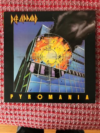 Ex/ex Def Leppard Pyromania Vinyl Lp 1983