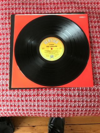 EX/EX Def Leppard Pyromania Vinyl LP 1983 5