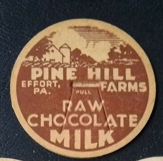 Pine Hill Farms Effort,  Pa.  Raw Chocolate Milk Cap 1 5/8 "