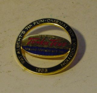 1988 Fat Albert Toy Show Badge With Tonka Toys Mound Metalcraft Inc.  Logo