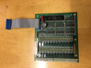 Williams Sinistar Bubbles Arcade Interface Board Pcb With Ribbon Cable