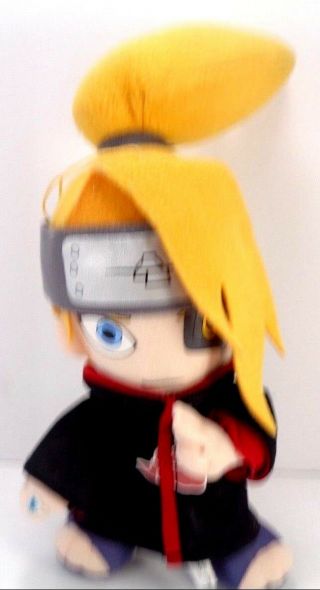 Naruto Shippuden Deidara Plush Stuffed Great Eastern 12 " Anime