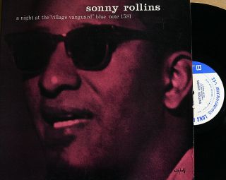 Sonny Rollins ‎– A Night At The " Village Vanguard " Blue Note ‎– Blp 1581 Vg/vg,