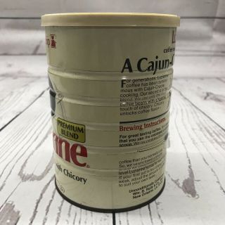 Vintage Luzianne Automatic Drip Coffee Tin Can Cajun - Creole Premium Blend SH3 3