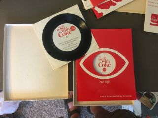 Coca - Cola One Sight - One Sound Advertising Plan.  Vinyl Record And Book In A Box