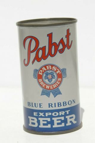 Pabst Blue Ribbon Export Instructional Flat Top Beer Can Internal Rev Tax Paid