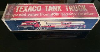 Vintage Texaco Plastic & Steel Toy Tank Truck 24 " Long Antique Still