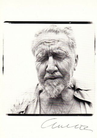 Richard Avedon Photographer.  His 1958 Photo Of Poet Ezra Pound Signed By Avedon