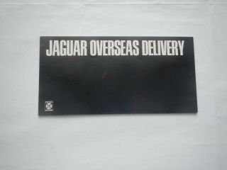 Jaguar Overseas Delivery Folder For 1969 Models