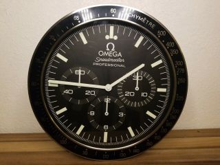 Omega Speedmaster Professional Display Wall Clock