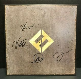 Foo Fighters Concrete & Gold Vinyl Signed By Dave Grohl,  Taylor Hawkins & More