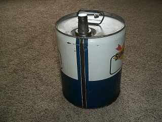 Vintage Sunoco DX 5 Gallon Oil Can 2