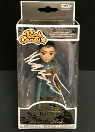 Game Of Thrones Arya Stark Funko Signed By Maisie Williams - Rock Candy