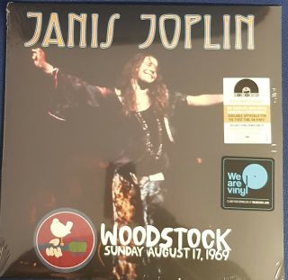 Janis Joplin Woodstock 1969 Rsd Double Vinyl -