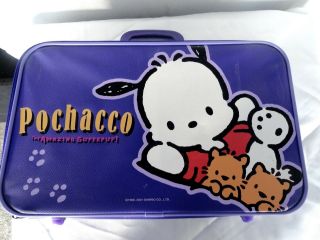 Vintage Sanrio Pochacco Purple Suitcase 2001