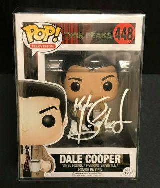 Twin Peaks Dale Cooper Funko Pop Signed By Kyle Maclachlan
