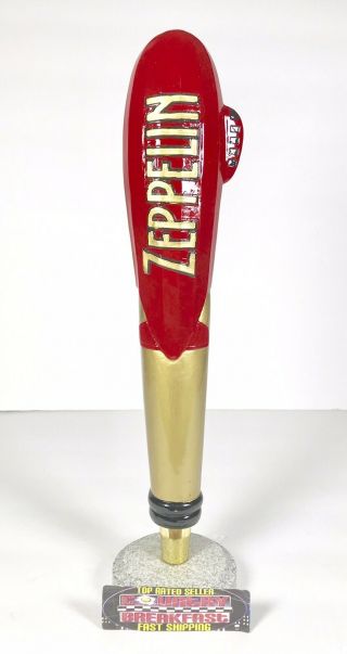 Zeppelin Leibinger Bier Germany Beer Tap Handle 12” Tall No Box Rare