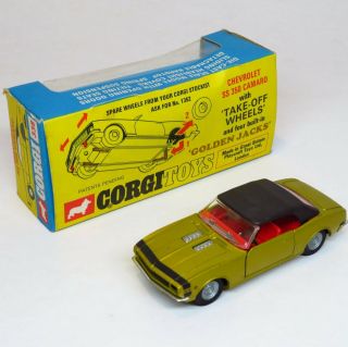 Corgi Toys 338 - Chevrolet Ss 350 Camaro - Boxed Mettoy Playcraft Vintage Rare