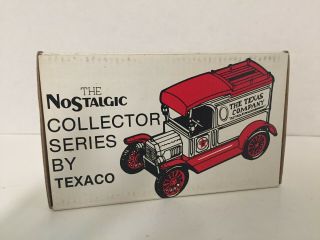 1st Collector Series 1913 Texaco Model T Van - Bank Ertl 1984 2128 Box
