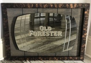 Rare Old Forester Kentucky First Bottled Bourbon Whiskey Bar Pub Tavern Mirror