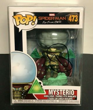 Spider - Man: Far From Home Mysterio Funko Pop Signed By Jake Gyllenhaal