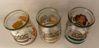 Welch ' s Jelly Jar Pokemon Juice Glasses Pikachu Charmander Psyduck 4