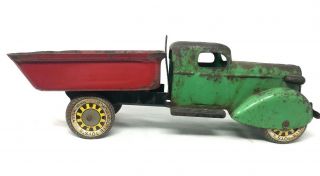 Wyandotte Dump Truck,  Pressed Steel,  1930 ' s 4