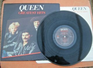 Vinyl Lp.  1981.  Queen.  Greatest Hits.  Emi Label 30.  Vg,