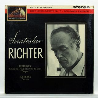Asd 450 W/g Sviatoslav Richter - Beethoven Sonata Schumann Fantasia Emi Lp Nm