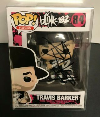 Blink - 182 Travis Barker Funko Pop Signed By Travis Barker