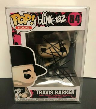Blink - 182 Travis Barker Funko POP Signed by Travis Barker 2