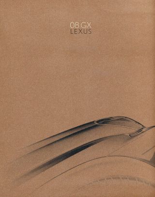 2008 Lexus Gx Gx470 28 - Page Car Sales Brochure Book
