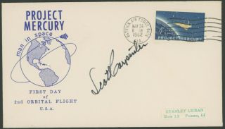 Scott Carpenter - Astronaut Personally Signed Project Mercury Patrick A.  F.  C.  D.  S.