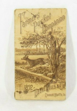 1892 John Deere Farmers Pocket Companion