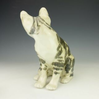 Vintage Winstanley Pottery - Hand Painted Cat Figure - With Glass Eyes. 4