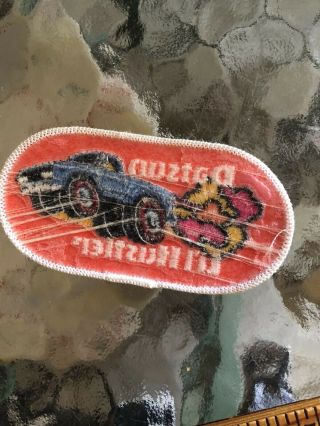 Vintage Datsun Li ' l Hustler Pick Up Truck Embroidered Patch 4