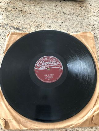 RARE Bo Diddley I Am A Man Checker Records 78 LP RARE 3