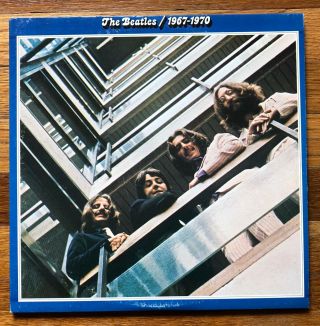 The Beatles 1967 - 1970 (the Blue Album) Rare Out Of Print Double Vinyl Record